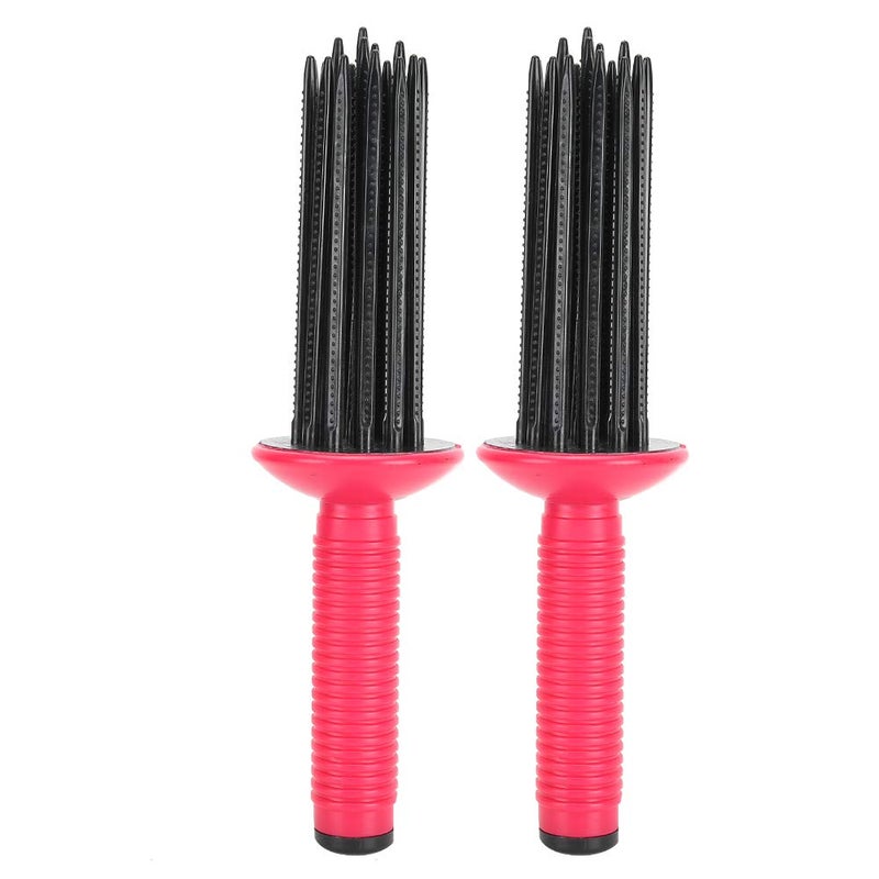 klarako Hair Curling Roll Comb, Hair Curler,Hair Fluffy Curling Comb Hair Comb Hair Straightening Irons Curling For Straighteners Wand Hairstyling Tools - Image 1