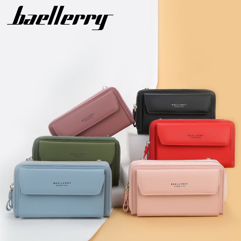 baellerry New Red Women's Crossbody Bag, Korean Style, Instagram Fashion, All-match, Exquisite High-end Multi-card Slot, Hot-selling Single Shoulder Phone Bag - Image 5