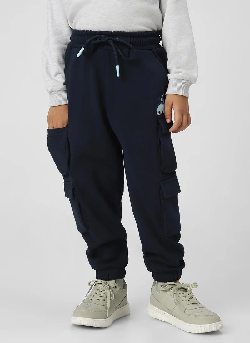 Nautinati Nautinati Boys' Solid Utility Joggers