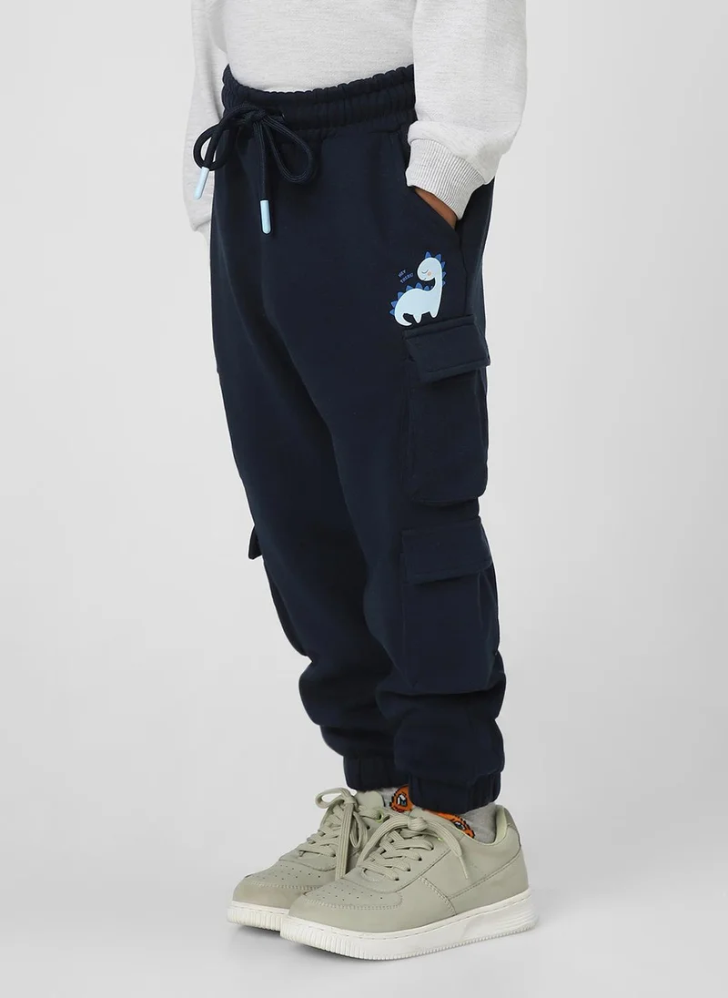 Nautinati Nautinati Boys' Solid Utility Joggers