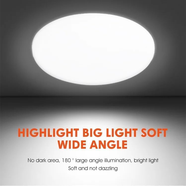 E.V.B 40W LED Slim Ceiling Light, Super Bright Down Light Frameless Design Ceiling Light (White) Pack Of 4 - Image 3