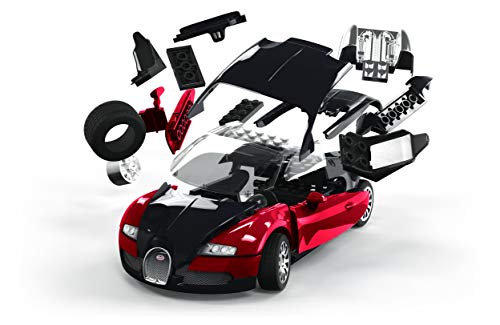 Airfix Quickbuild J6020 Quickbuild Bugatti 16 4 Veyron Black Red - Image 3