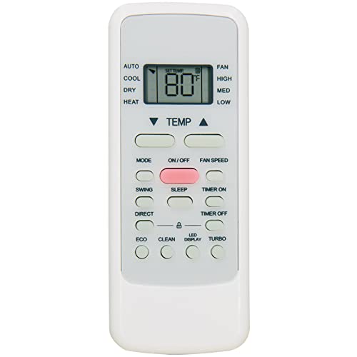 CHOUBENBEN Replacement Remote Control for Midea TGM AC Air Conditioner RG51A(2)/EU1 RG51A(2) EU1 MWPOT12SA MWPOT12S MWPOT18S MWPOT24S - Image 4