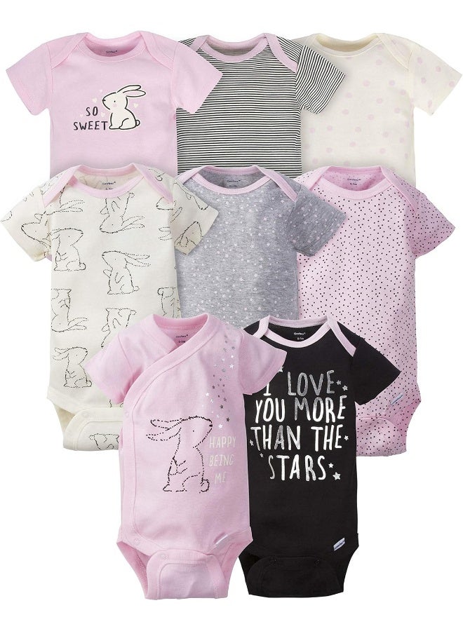 Gerber Gerber Baby 8-Pack Short Sleeve Bodysuits  - Image 1