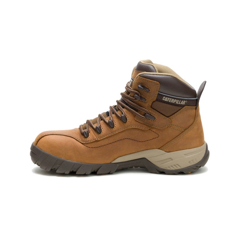 CATERPILLAR CAT Nitrogen CT Men’s Composite Toe Safety Shoe – Extreme Slip‑Resistant, Lightweight, EH Rated – Dark Beige - Image 3
