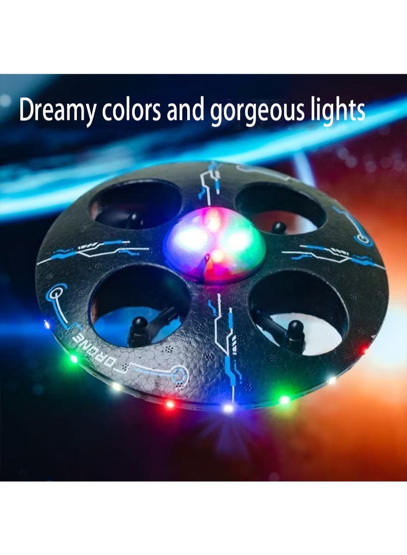 Kids Remote Control Drone Mini UFO Flying Toy, Birthday Gift for Boys or Girls, Comes with 3 Replacement Batteries, 3 Speed ​​Modes, Cool Lights, Hover Flight, 360° - Image 2