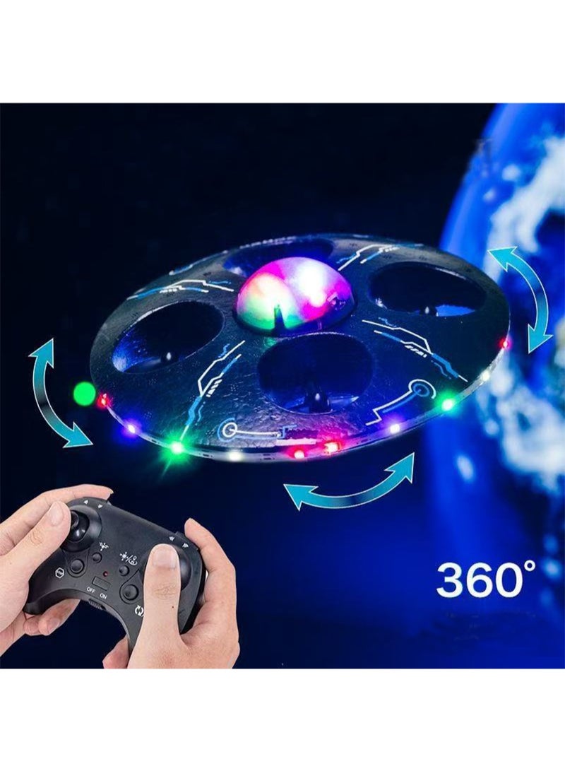 Kids Remote Control Drone Mini UFO Flying Toy, Birthday Gift for Boys or Girls, Comes with 3 Replacement Batteries, 3 Speed ​​Modes, Cool Lights, Hover Flight, 360° - Image 3