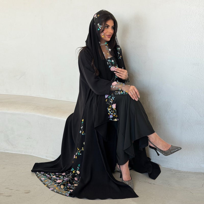 Sleeveless Slim Fit Tribal Patchwork Maxi Dress - Image 5