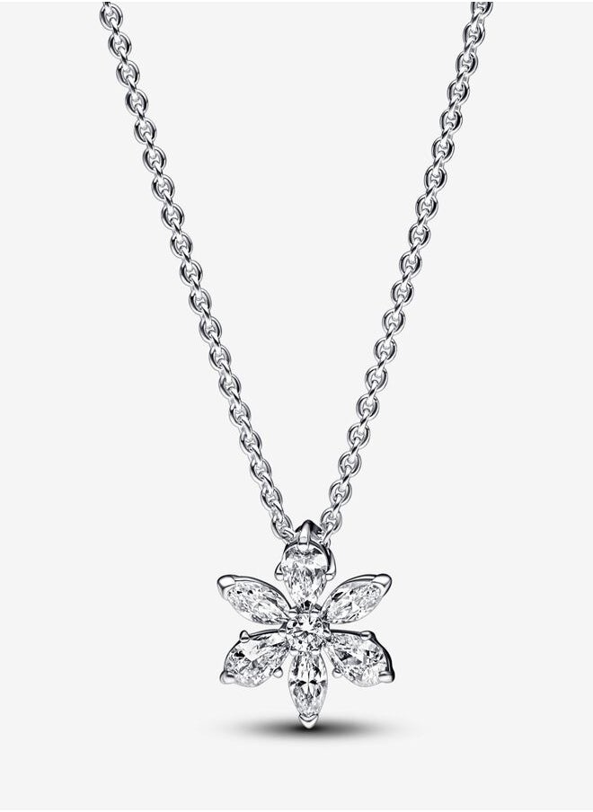 Pandora Violet Sparkling Herbarium Cluster Pendant Necklace  - Image 1