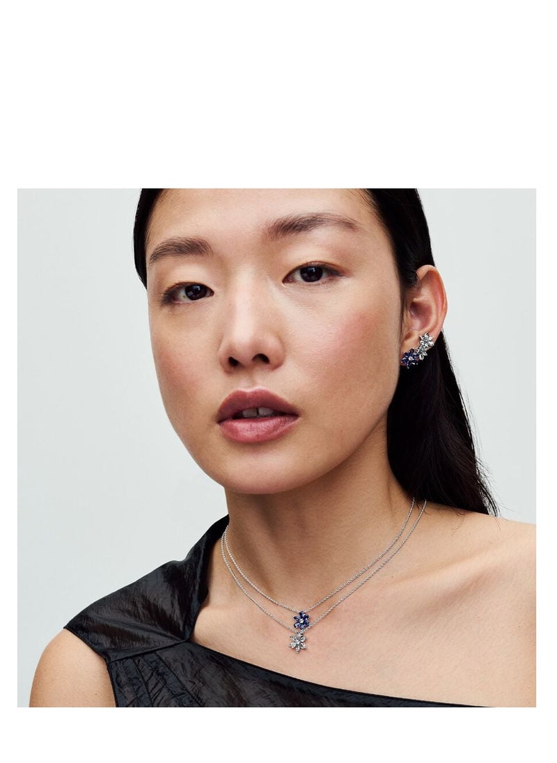 Pandora Violet Sparkling Herbarium Cluster Pendant Necklace  - Image 3