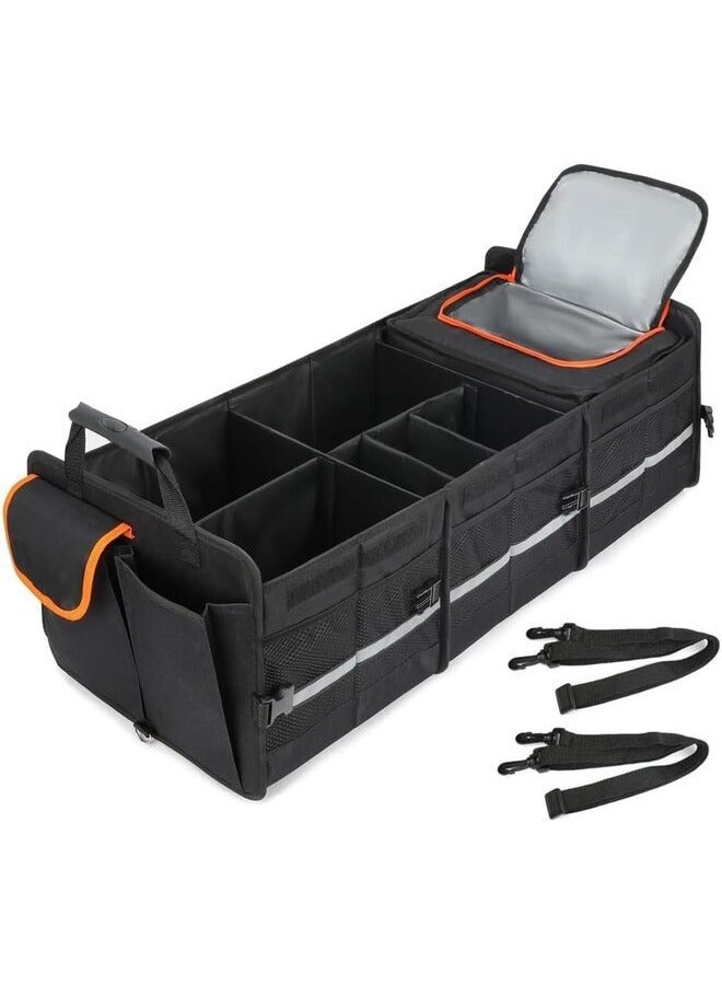 GREEN LION Green Lion Car Trunk Organizer - Orange/Black - Image 1
