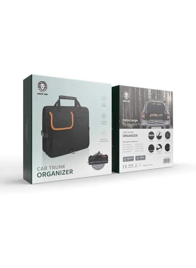 GREEN LION Green Lion Car Trunk Organizer - Orange/Black - Image 2