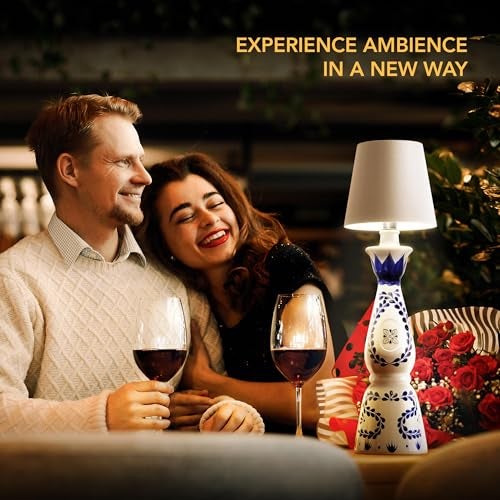 PRIDOLA Wireless LED Lamp for Any Type of Bottle - Indoor & Outdoor, 100% Waterproof - Adjustable Brightness and Light Temperature 3000-6000K - Rechargeable (White) - Image 5