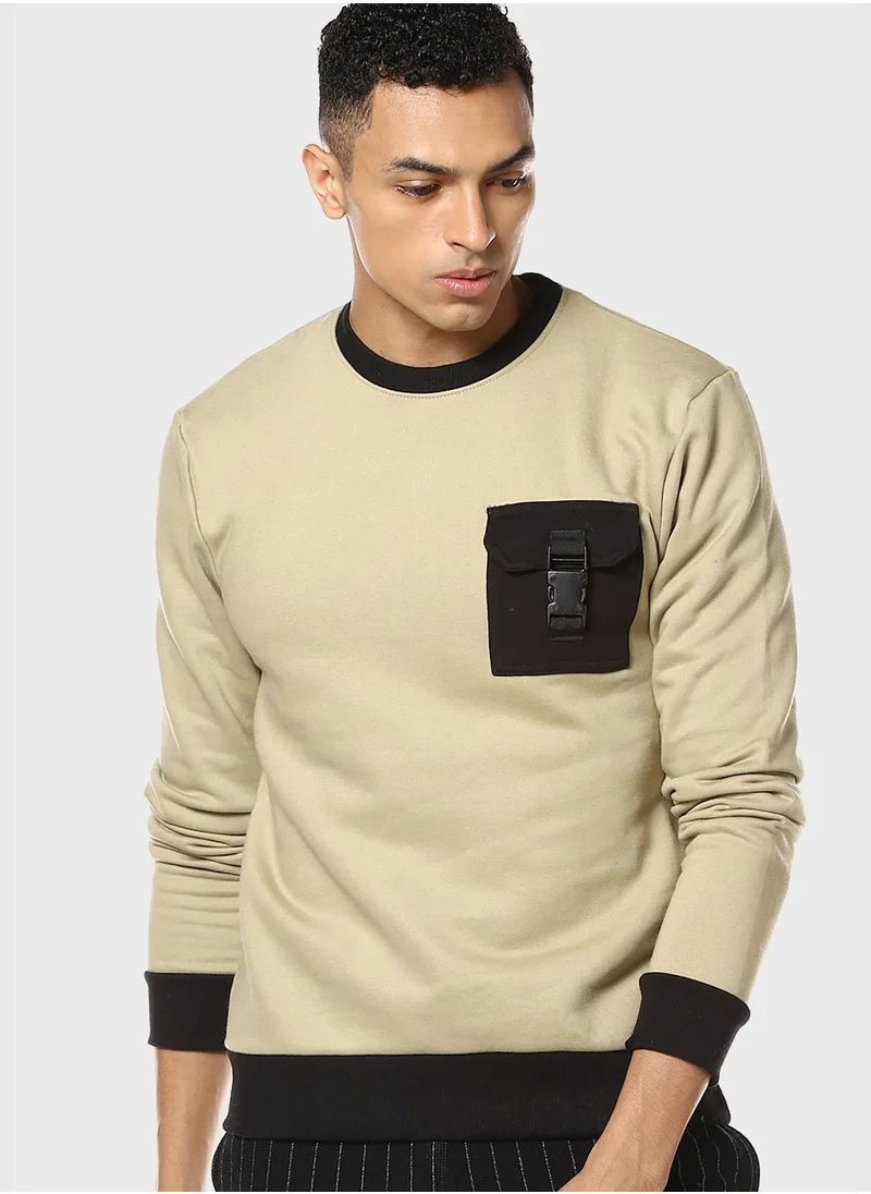 Campus Sutra Casual Sweatshirt