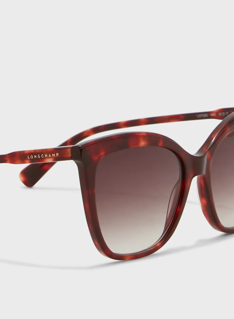 Longchamp Modified Rectangle Sunglasses