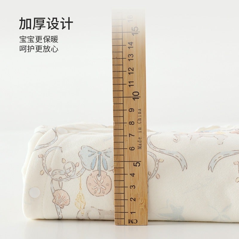 You Zhu Baby Cotton Bodysuit Long-Sleeve Crawling Suit for Infants & Toddlers, A-Class, Seamless, Autumn & Winter, Unisex - Image 5