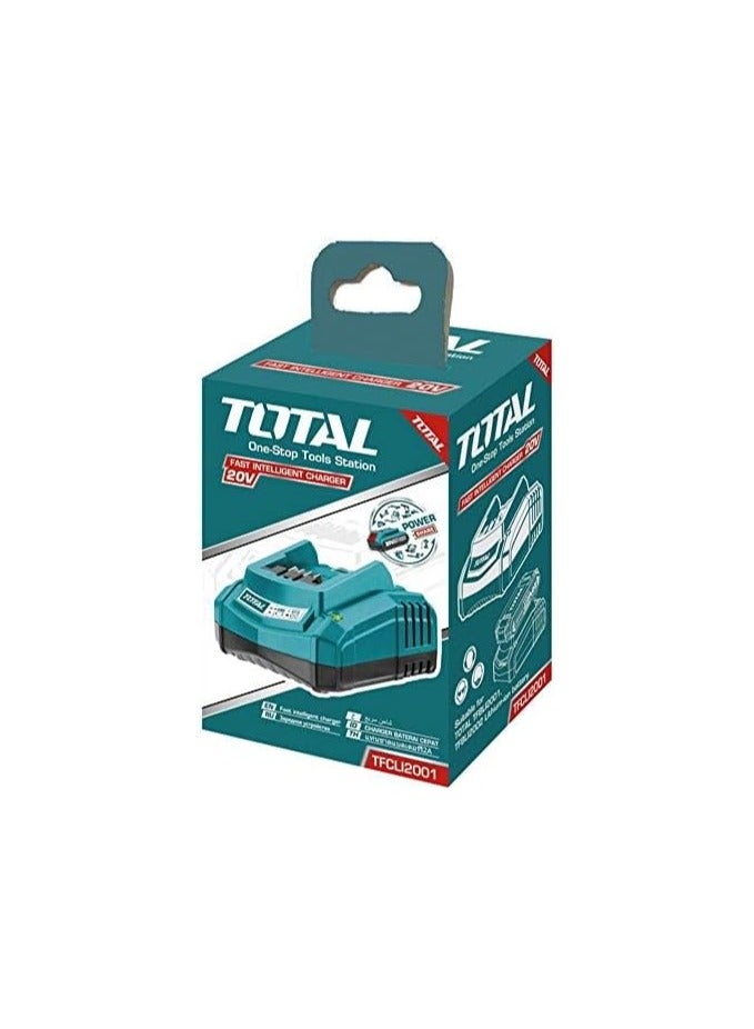 TOTAL Fast Charger For Li-Ion Battery 20V (TFCLI2001) - Image 2