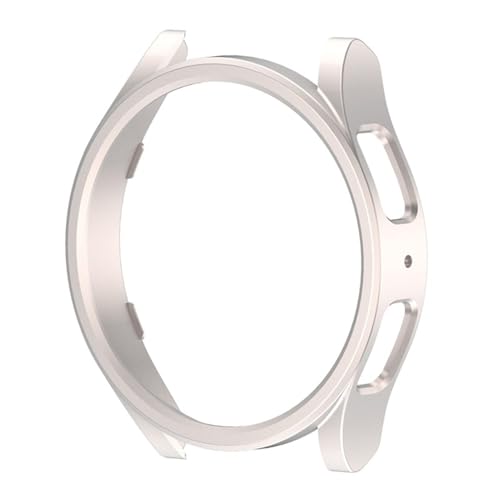 T TECLUSIVE Slim Bumper Cover Compatible for Galaxy Watch 7 40mm | Protective Hard Shell Bumper Side Edge Protection Case for Galaxy Watch 7 (Starlight, 40mm) - Image 1