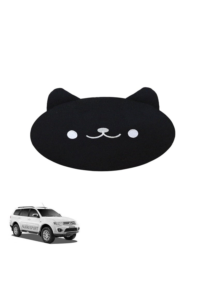 Adroitz Adroitz Black Neck Rest Car Cushions Compatible with All Cars Pack of 1  - Image 1