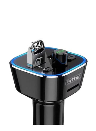 Earldom M53 Car MP3 Bluetooth Wireless FM Radio Transmitter and Fast Car Charger 2.4A Built-in Mic Support Hands-Free Calls TF Card Flash USB Supports A2DP v5.0 - pzsku/ZB3DDE64A922B345418D7Z/45/_/1678952075/c4b91456-e530-458a-b1be-03985a6de8e6
