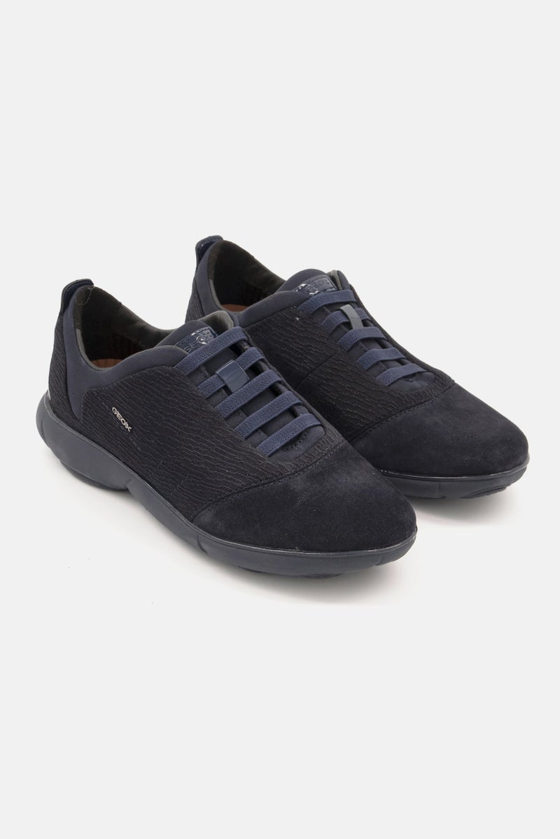 GEOX Women Slip On Casual Shoes, Navy - Image 1