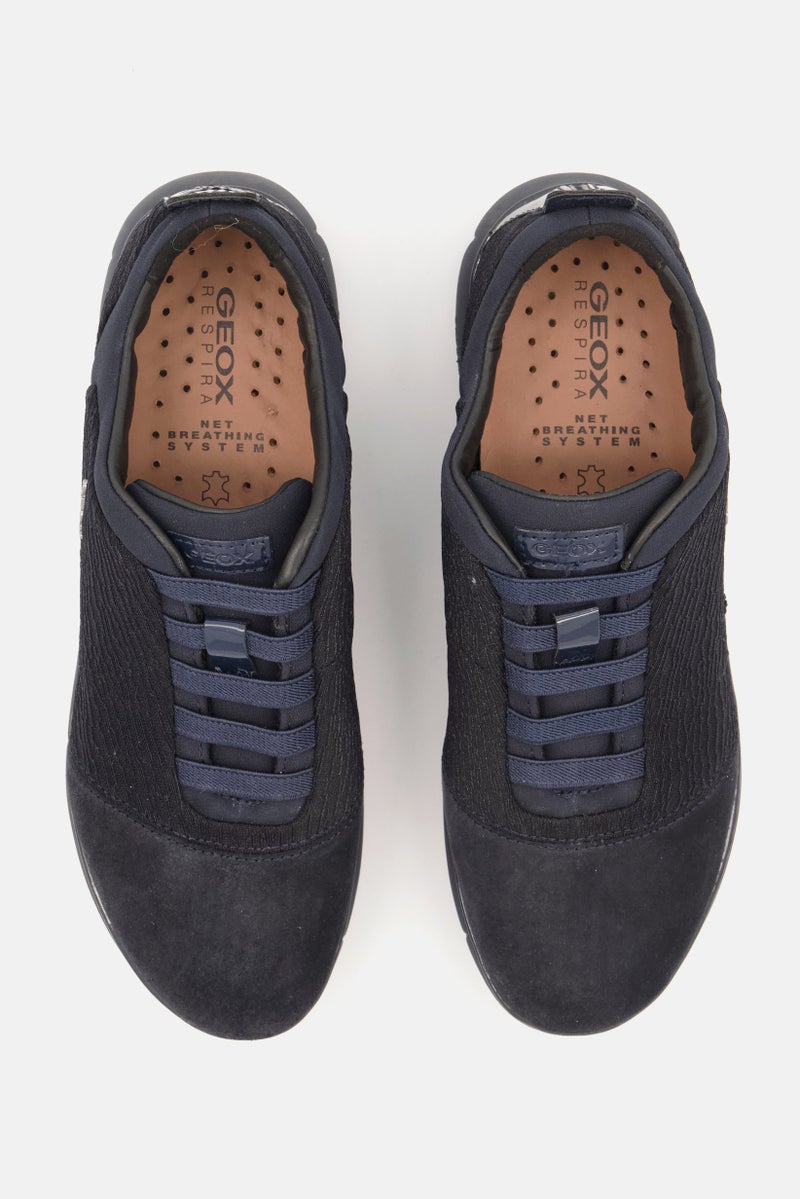 GEOX Women Slip On Casual Shoes, Navy - Image 3