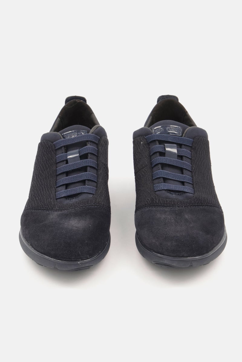 GEOX Women Slip On Casual Shoes, Navy - Image 2