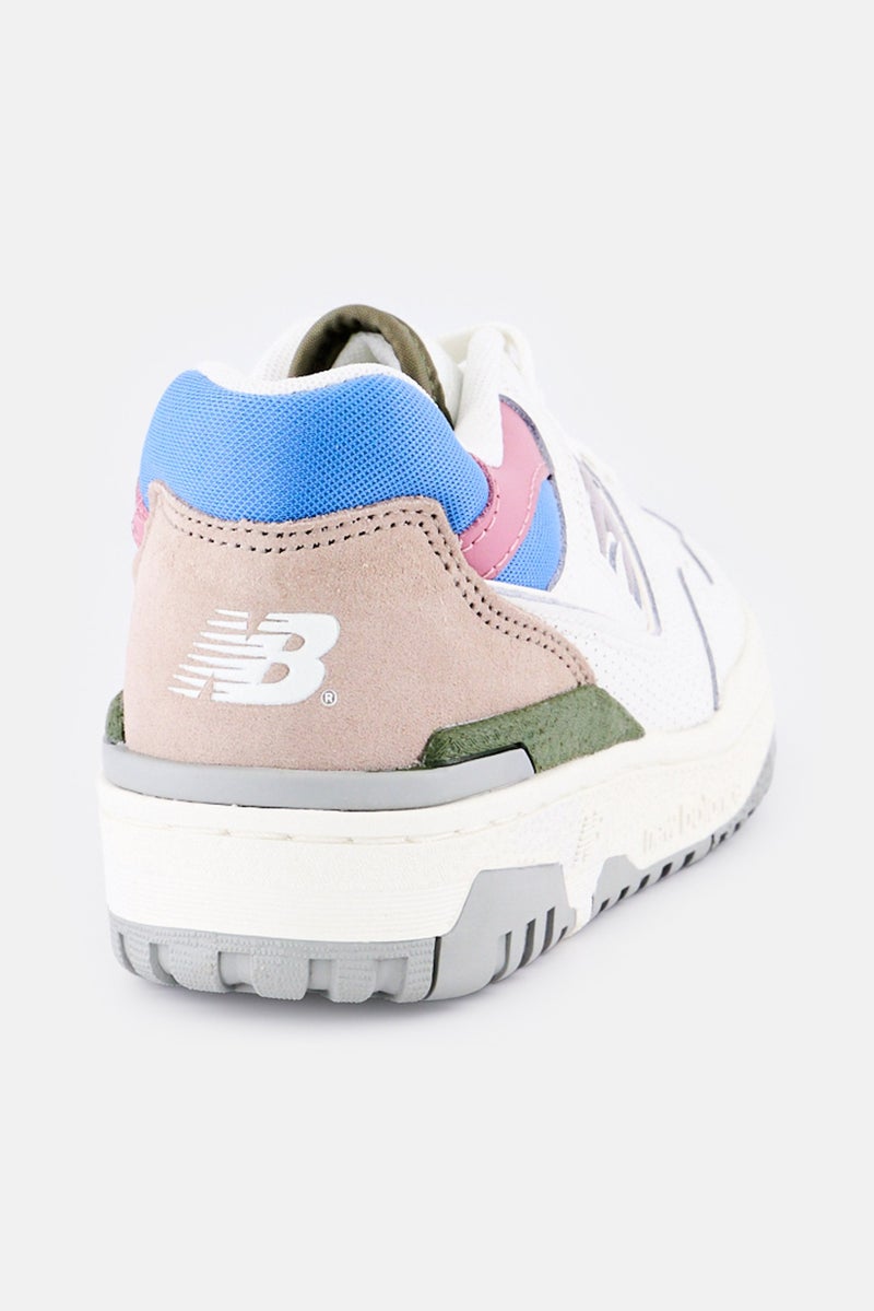 New Balance Kids Boy Medium BB550PGA Lace Up Outdoor Shoes, Multicolor - Image 2