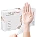 WMQL Clear Vinyl Gloves M Food Safe LatexFree and PowderFree Disposable Gloves for Cooking Food Prep Household Cleaning Medium100 CountsBox - Image 1