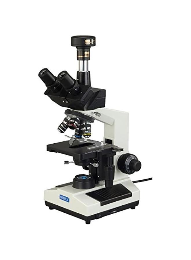 Arabest 40X-2500X Darkfield LED Trinocular Compound Biological Microscope with 5MP Digital Camera - Image 2