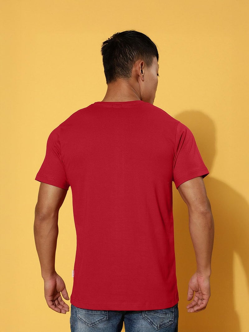 Veirdo® Men's T-Shirt Regular Fit Round Neck Pure Cotton Half Sleeve Graphics Printed T-Shirt Different Size Range (V99_IJNSS_RD_M) - Image 2