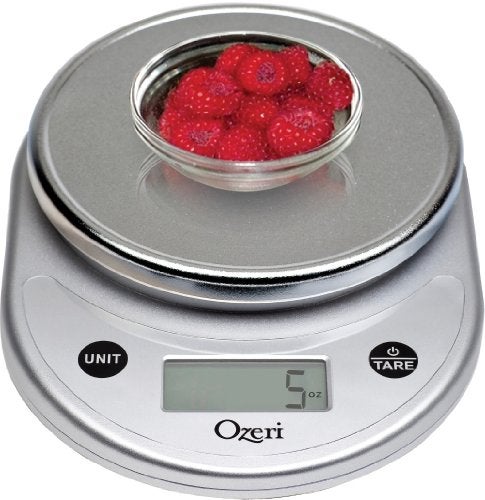 Ozeri Pronto Digital Multifunction Kitchen and Food Scale, All Silver, Compact - Image 4