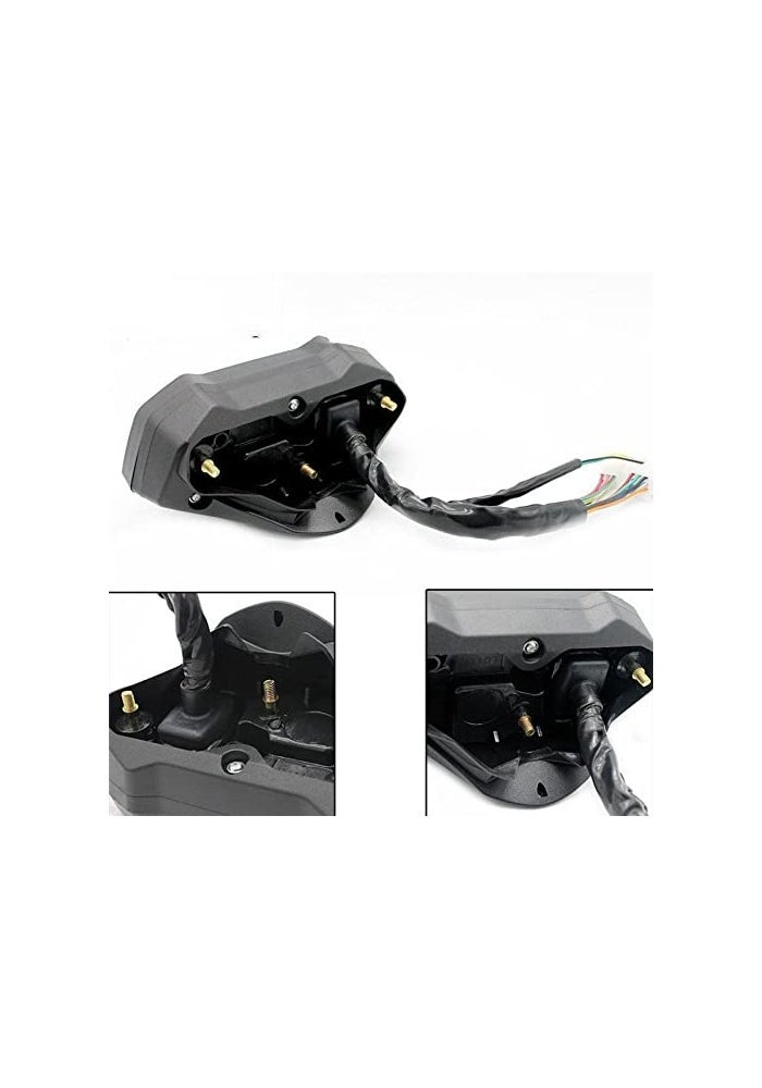 DEMULAX Universal Motorcycle LCD Digital Speedometer - Image 4