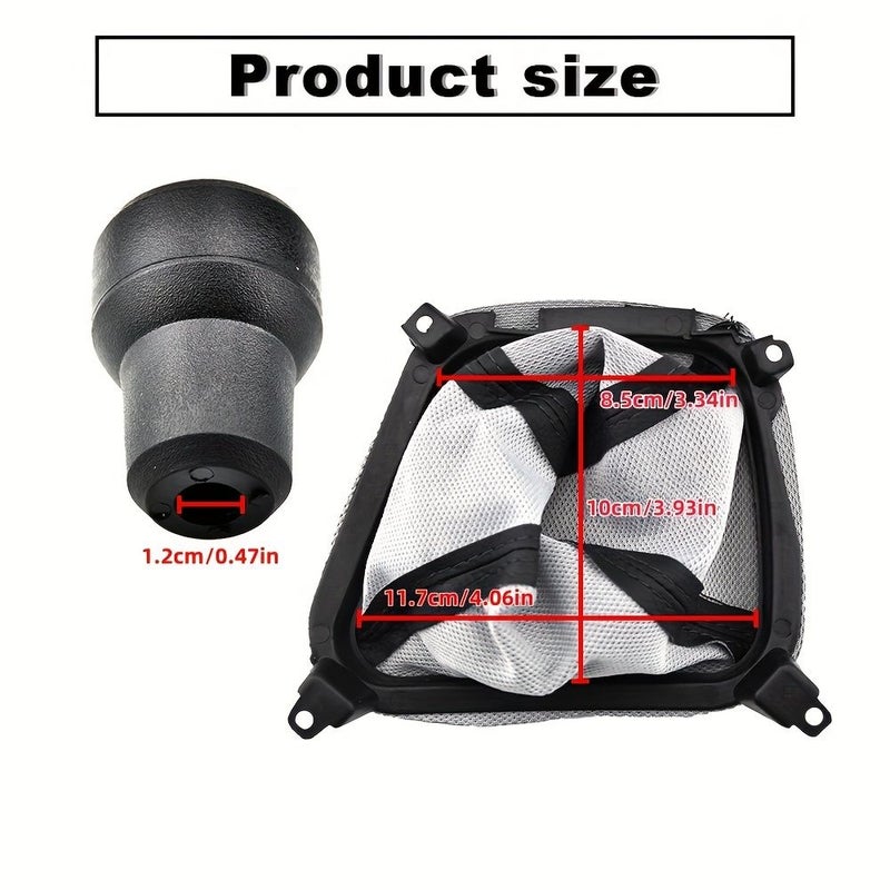 Genuine Leather Handball Dust Cover Gear Shift Head Set 5 Speed For Hyundai Tucson Ix35 2004 2009 Left Hand Drive Car Interior Accessories Easy To Install - Image 3