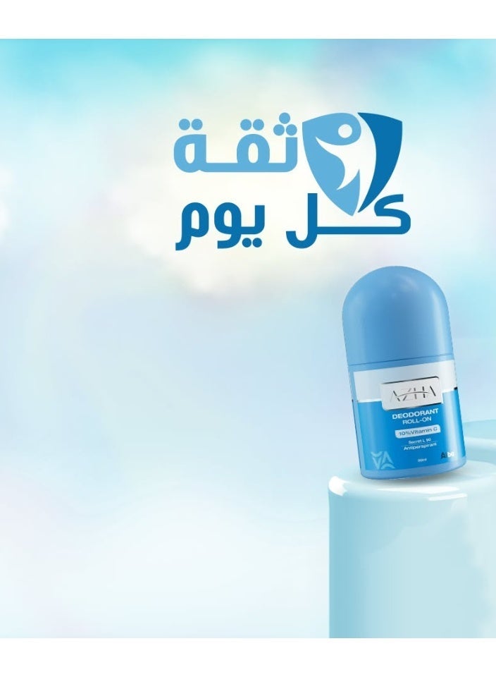 أزهى أزها مزيل عرق رول  أون فيتامين سي مضاد للتعرق 60 مل (قد يختلف شكل العبوة) - Image 4