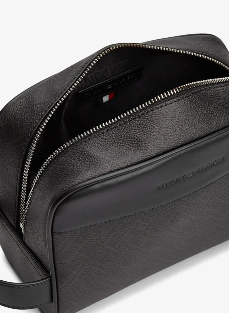 TOMMY HILFIGER  Flag Monogram Washbag for Men | Best Price UAE