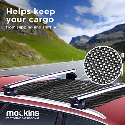 mockins Protective Car Roof Mat for Any Car Roof Storge Cargo Bags with A Strong Grip and Extra Cushioning The Car Roof Pad Can Be Used On Your Car and SUV Or Truck - Image 2
