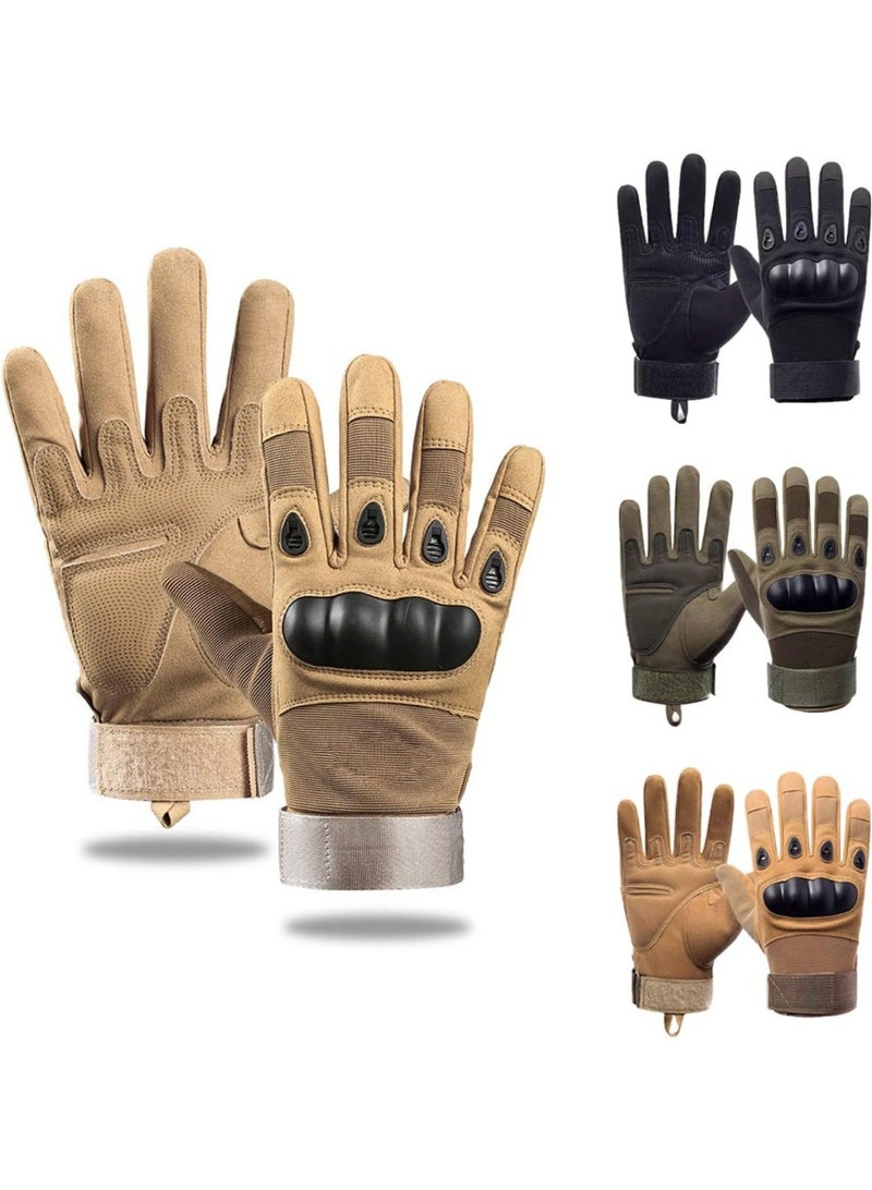 Imported full-finger grip gloves with strong knuckle protection. Breathable, anti-slip design for better control while riding. Suitable for motorcycles and scooters. - Image 2