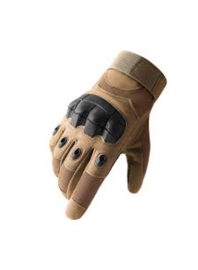 Imported full-finger grip gloves with strong knuckle protection. Breathable, anti-slip design for better control while riding. Suitable for motorcycles and scooters. - Image 3