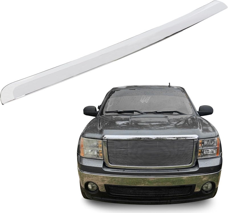 ECOTRIC تقليم غطاء شاحنة ECOTRIC متوافق مع 2007-2013 GMC سييرا 1500 2500HD 3500HD استبدال لرقم الجزء GM1235109 10385156 بدون شبكة كروم - Image 1