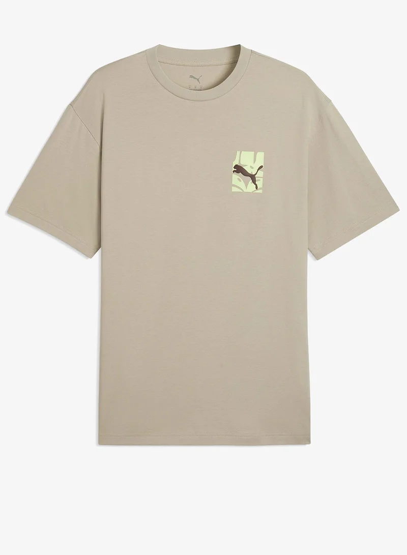 PUMA  Essential Graphics Relaxed T-Shirt for Men | Best Price UAE