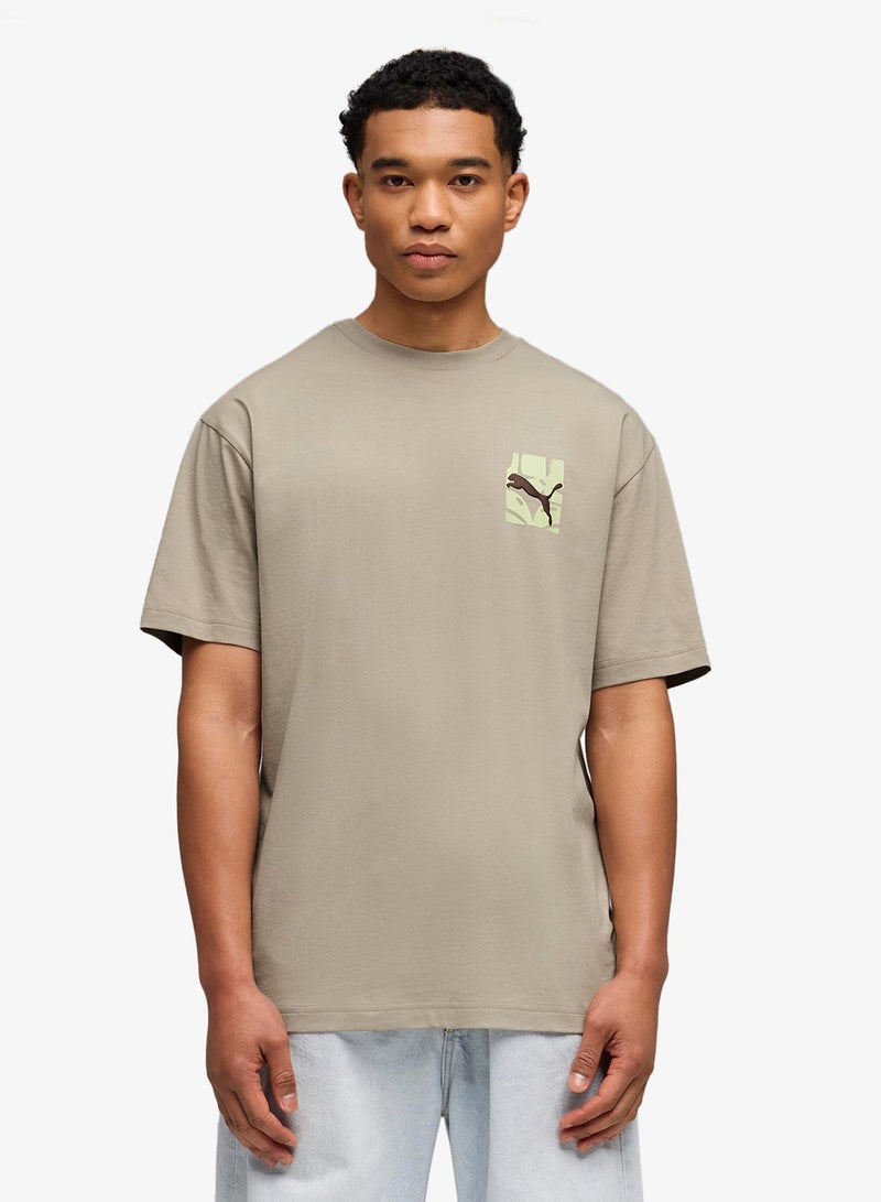 PUMA Essential Graphics Relaxed T-Shirt - Image 1