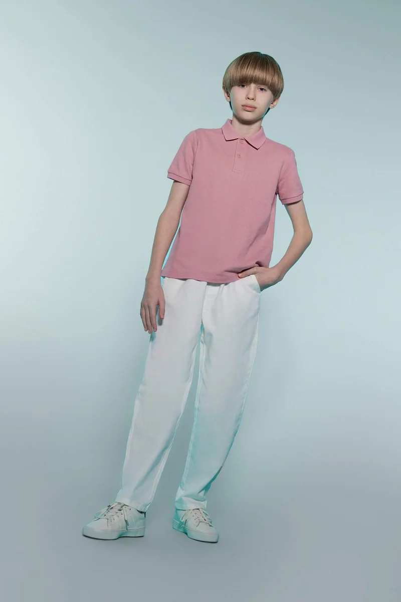 DeFacto Boy Basic Short Sleeve Polo Shirt
