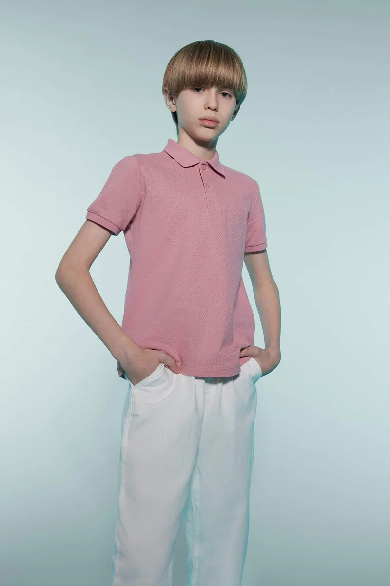 DeFacto Boy Basic Short Sleeve Polo Shirt
