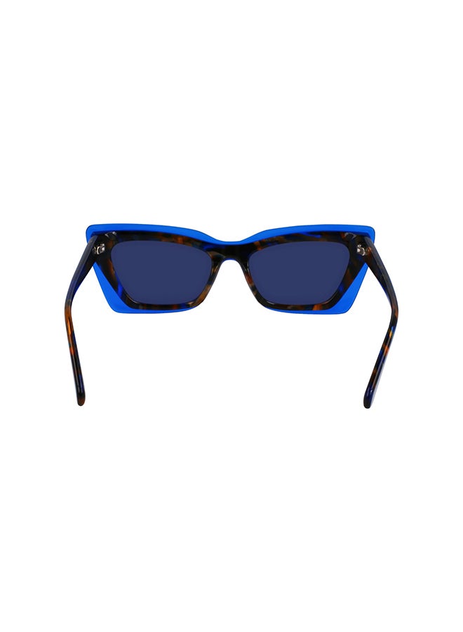 Calvin Klein Jeans Women's UV Protection Cat Eye Sunglasses - CKJ23656S-233-5217 - Lens Size: 52 Mm - Image 4