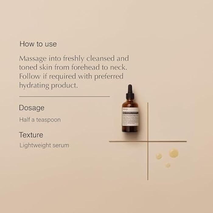 Aesop Lucent Facial Concentrate | Lightweight Vitamin C Facial Serum for Replenished, Hydrated, and Balanced Skin | 2.1 Oz - Image 5