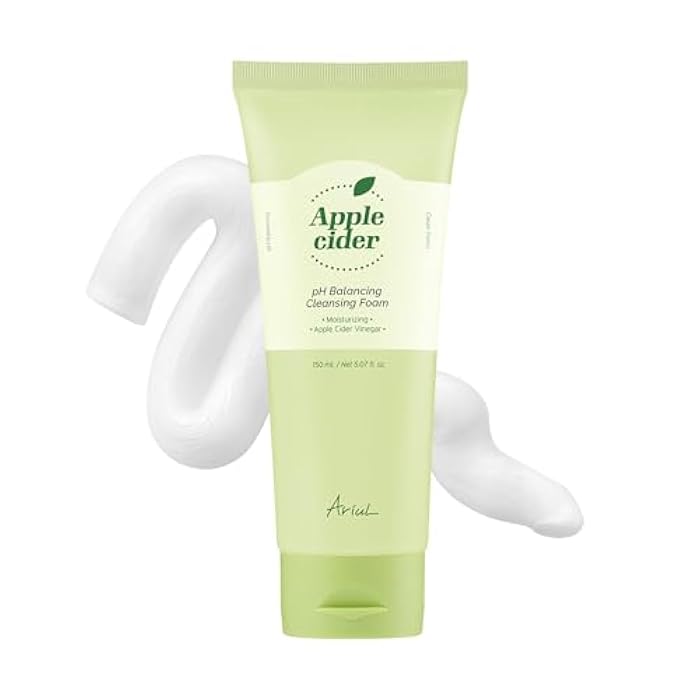 Ariul Apple Cider pH Balancing Cleansing Foam – Effective Pore & Exfoliation Care, Low pH, Soothing & Revitalizing Face Wash with Apple Extract, Korean Skin Care, 150ml / 5.07 fl. oz - Image 1