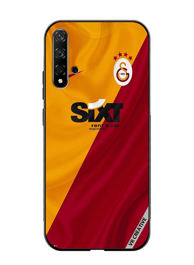 VR CREATIVE Protective Case Cover For Huawei Nova 5T Nike Galatasaray 2022 Home Kit Design  Multicolour - Image 1