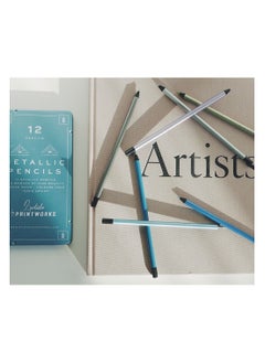 PrintWorks 12 Colour Pencils Metallic Tone Theme By PrintWorks  - Image 3