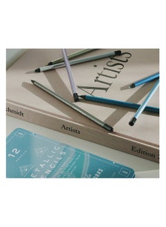 PrintWorks 12 Colour Pencils Metallic Tone Theme By PrintWorks  - Image 4